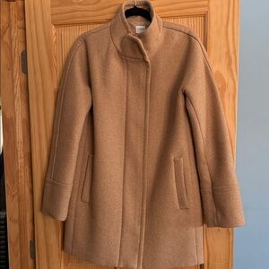 J. Crew Women's Camel Wool Coat